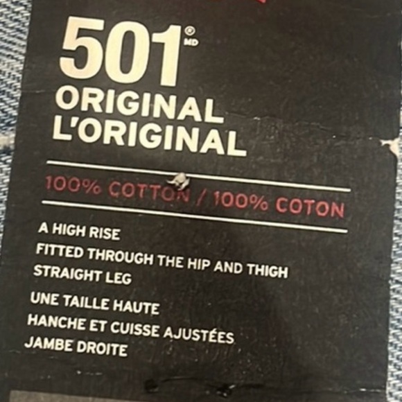 Levi’s Straight Jeans 29x30 - Picture 5 of 7